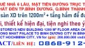 CHO THUÊ NHÀ 6 LẦU, MẶT TIỀN ĐƯỜNG TRỤC TỪ DINH THỐNG NHẤT ĐẾN TP. BÌNH DƯƠNG, Q. BÌNH THẠNH. TP. HỒ CHÍ MINH